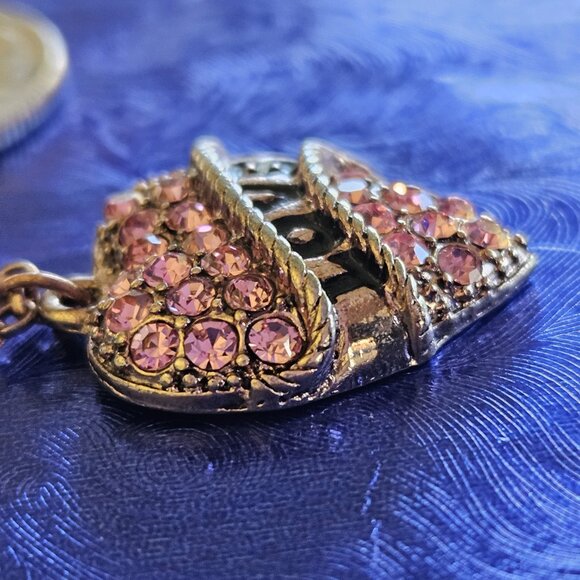 🩷🌹Betsey Johnson 2-Chain LOVE Heart Necklace - EPC🌹🩷 - Picture 13 of 16